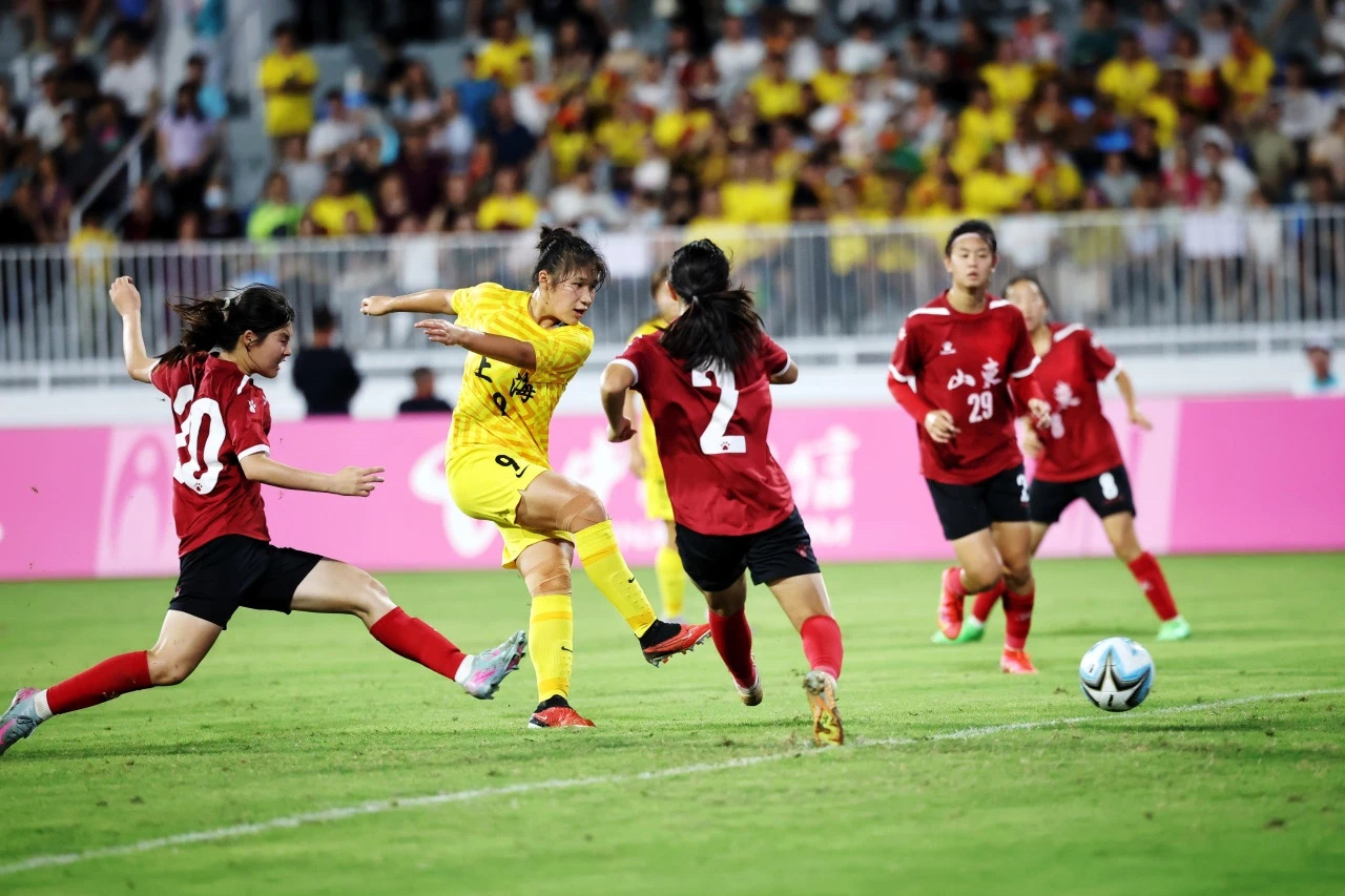 上海U16女足4:1战胜山东 挺进十五运会竞体项目首场决赛.png
