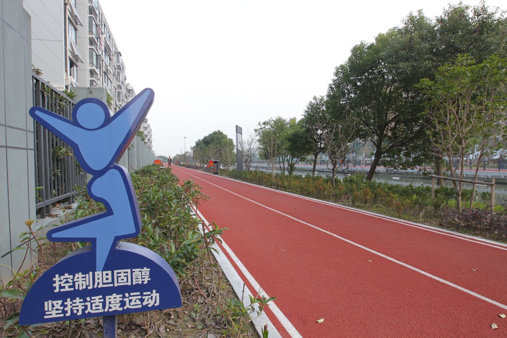 青浦重固镇福定路康普佳苑每日大赛
公园市民健身步道.JPG